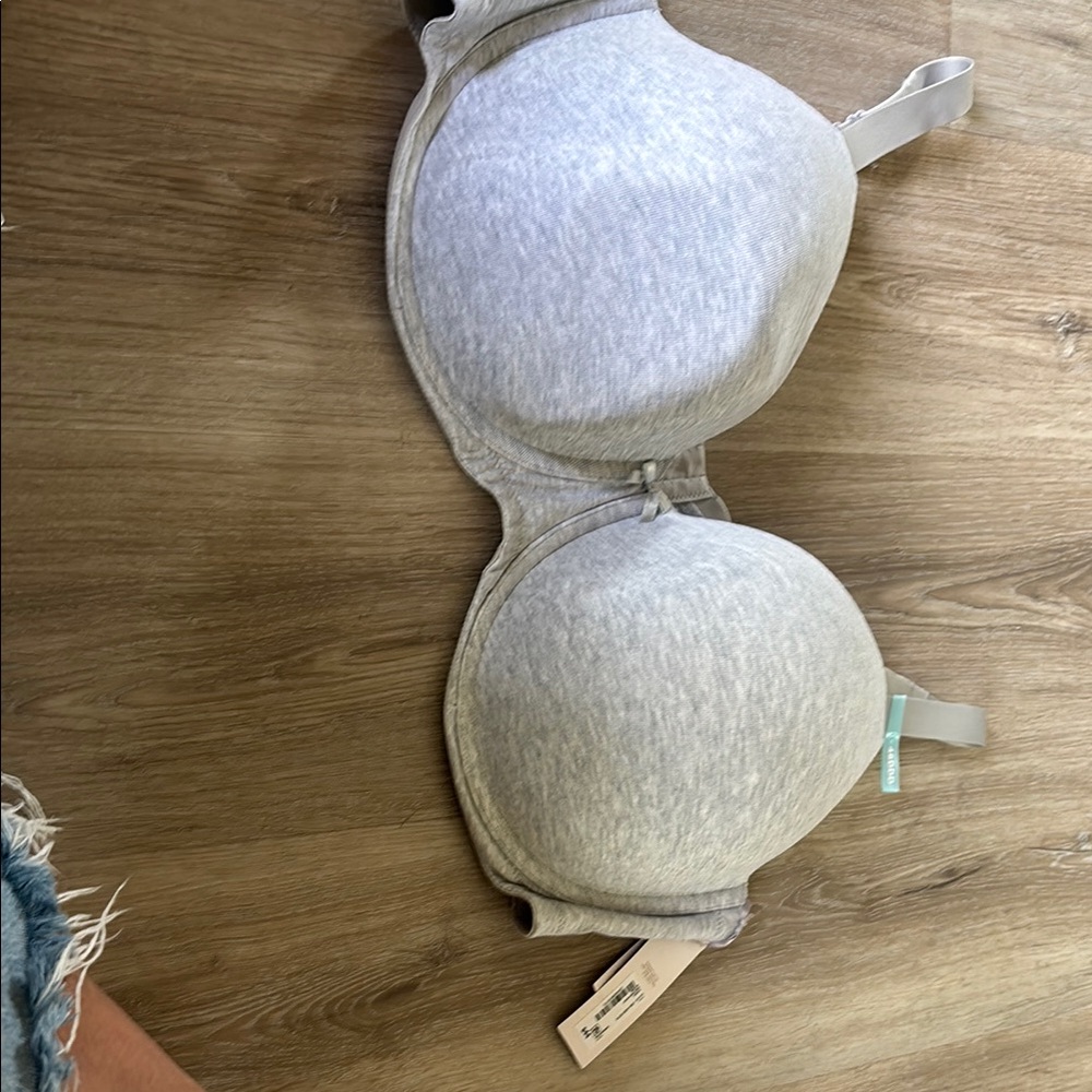 Gray Padded Bra